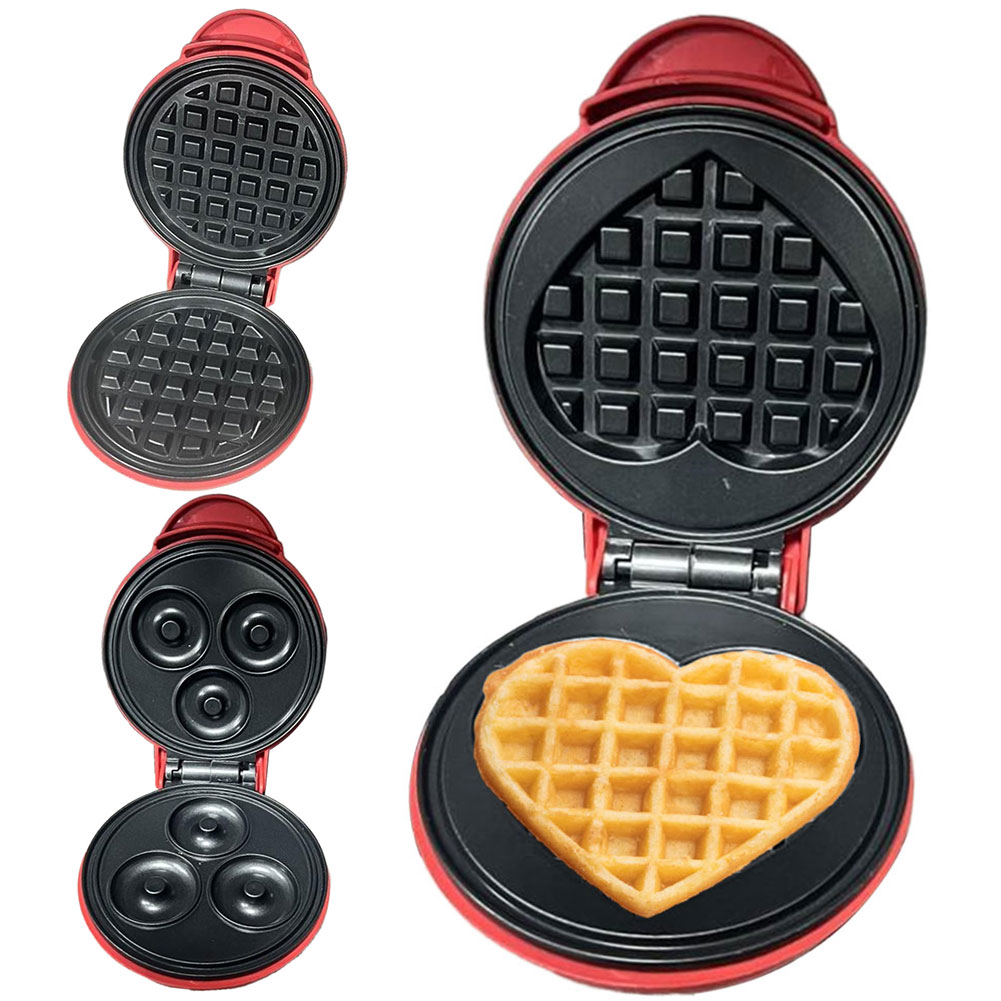 Egg Waffle Pan - Mini Waffle Maker Nonstick Pancake Bubble