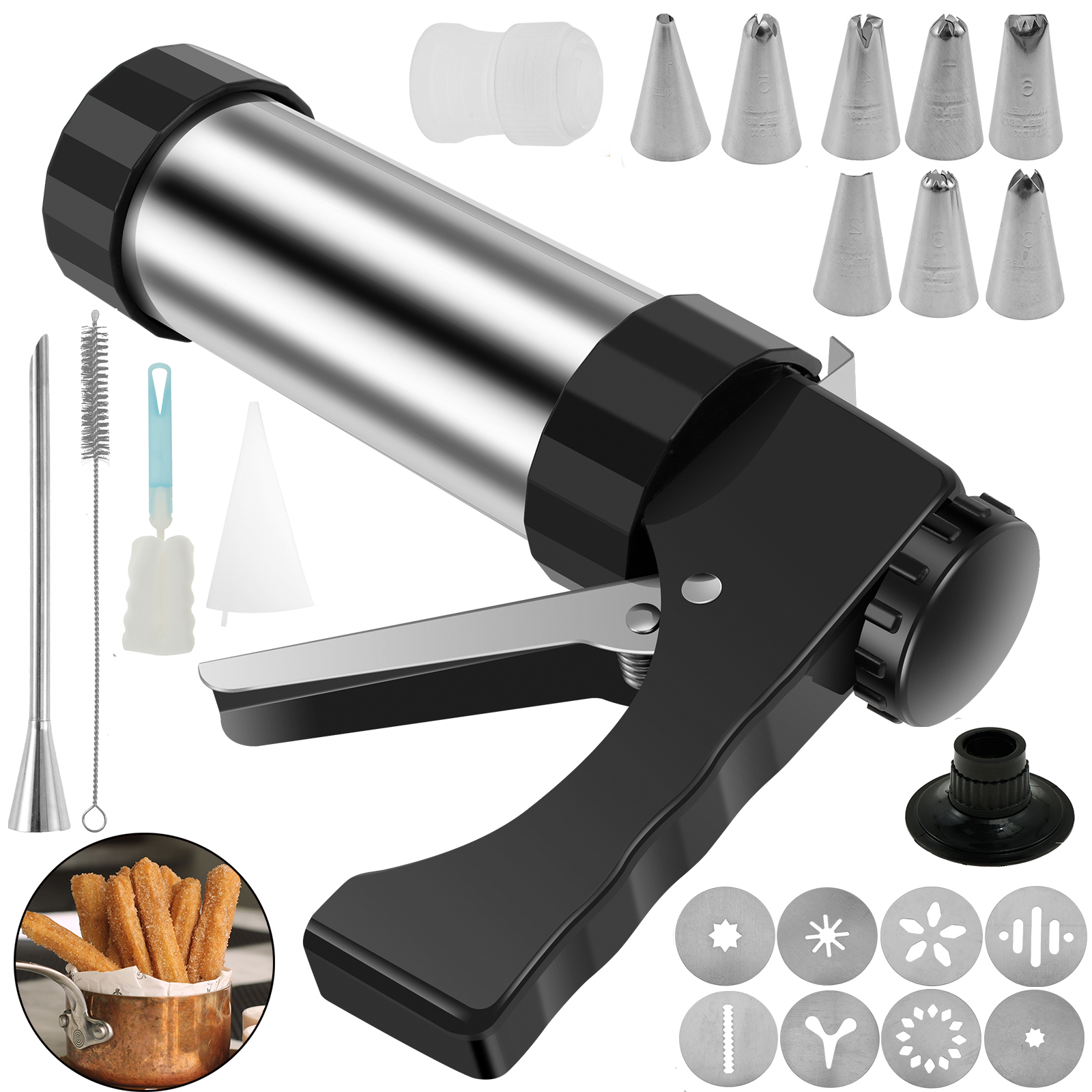 Churros Maker Gun - Diy Churro Maker Machine And Cookie