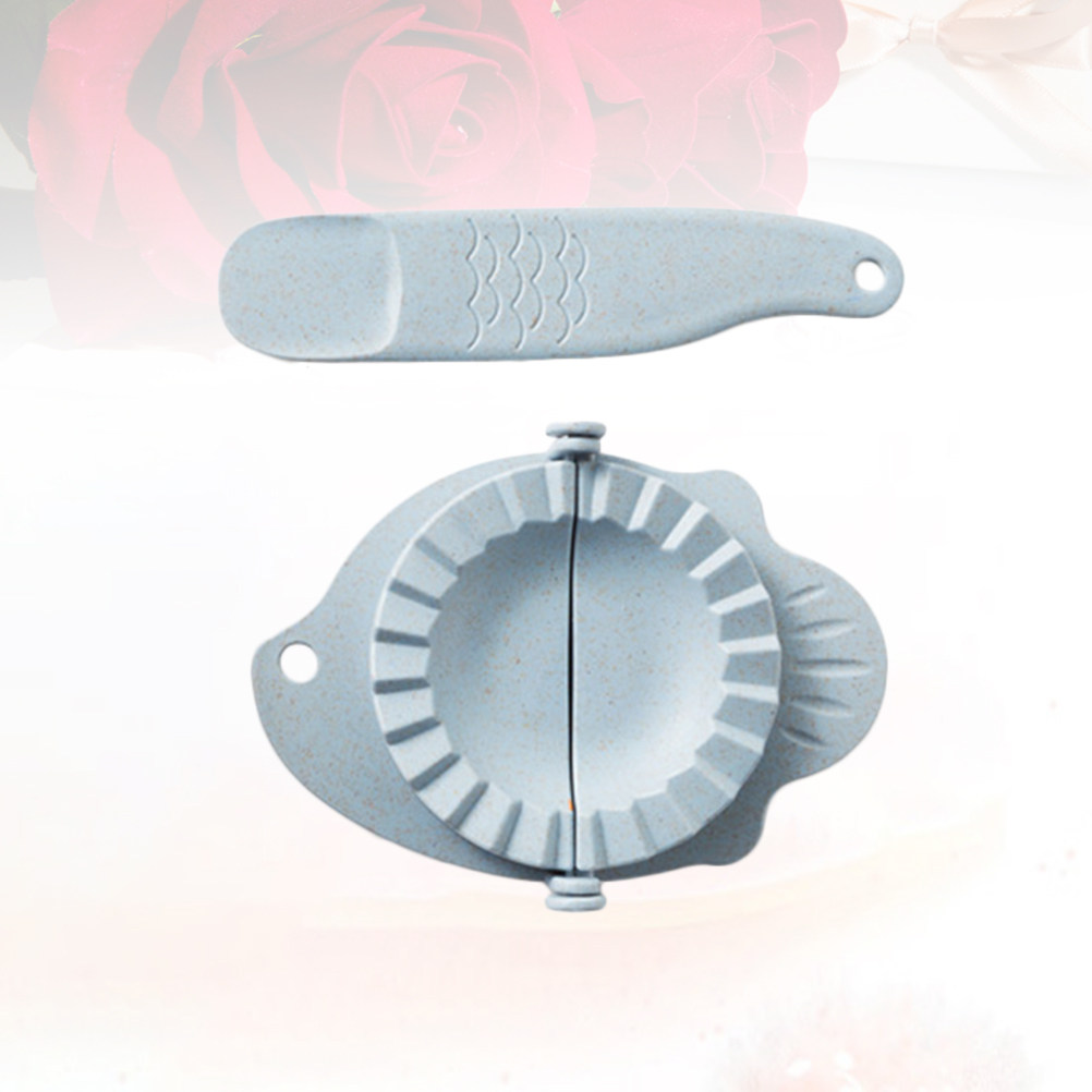 Dumpling Press Set - 2Pcs Dumpling Maker Set Wheat Straw