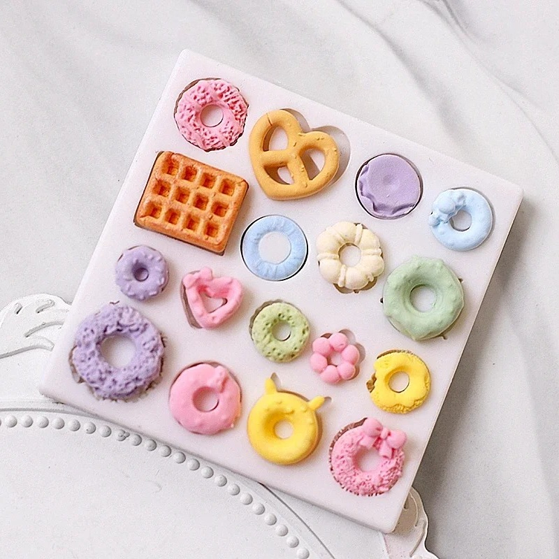 Donut Mold Silicone - Cute Bunny Bear Carrot House Silicone