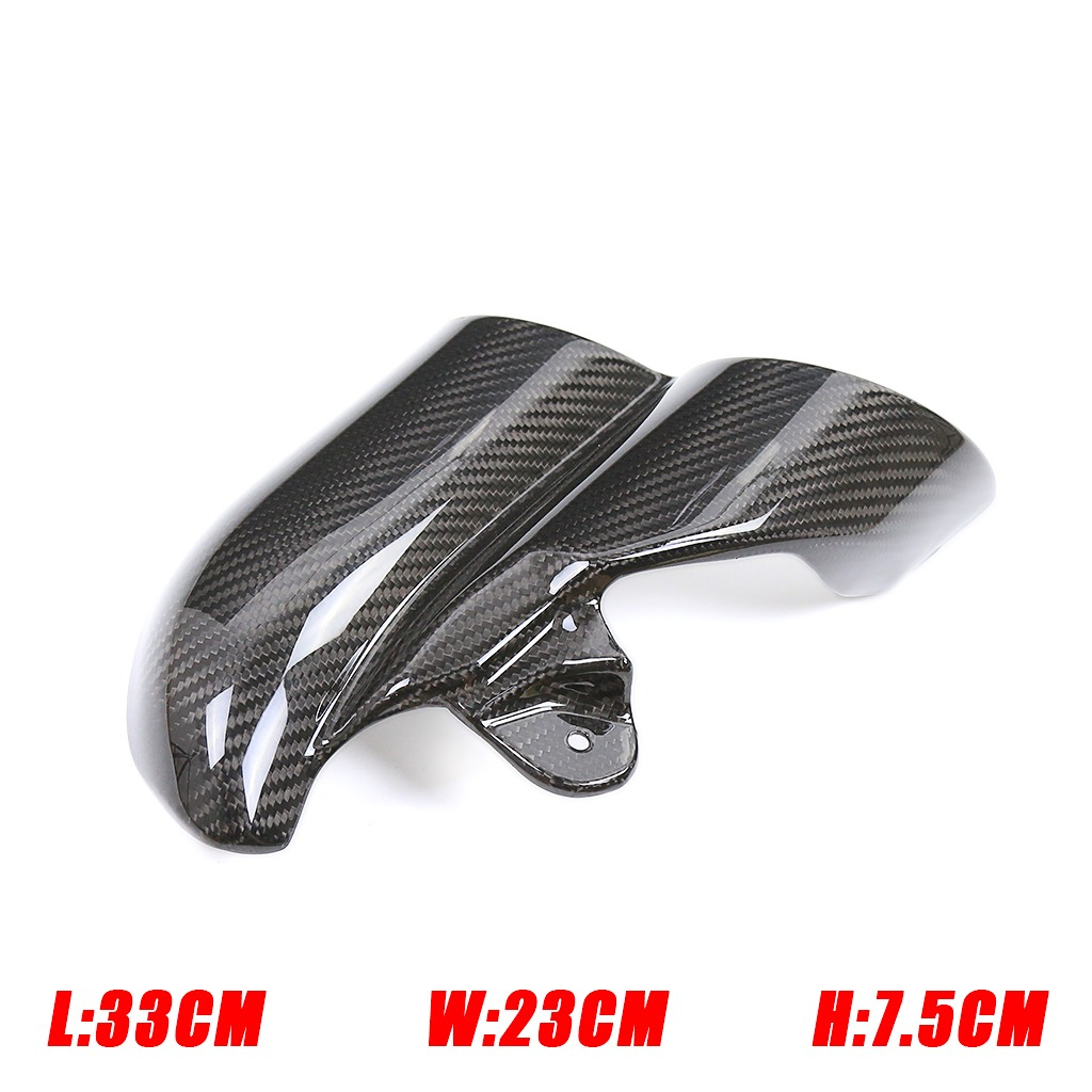 Crepe Pan Carbon - Exhaust Pipe Cover Rear Heel Plates