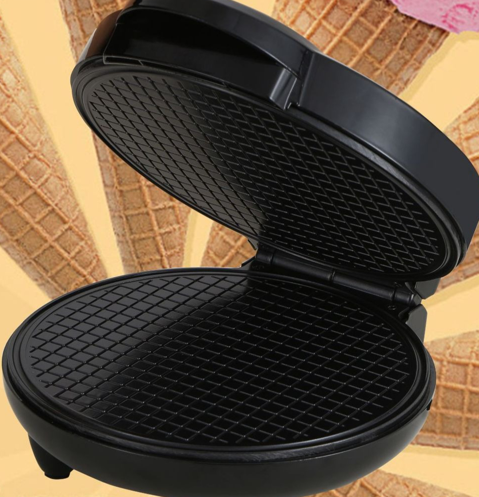 Waffle Cone Maker - Waffle Baking Pan, EU 220V, Kitchen