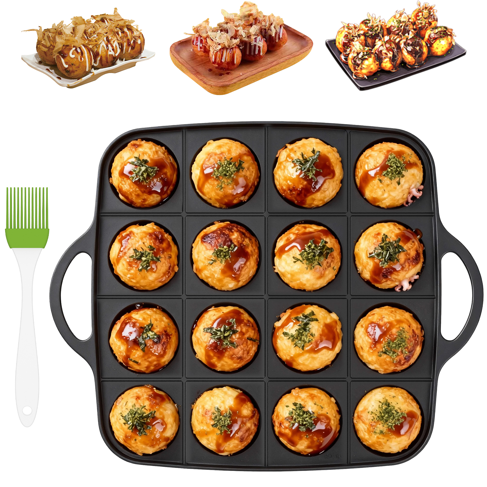 Takoyaki Pan Nonstick Japanese - Takoyaki Grill Plate recension och pris