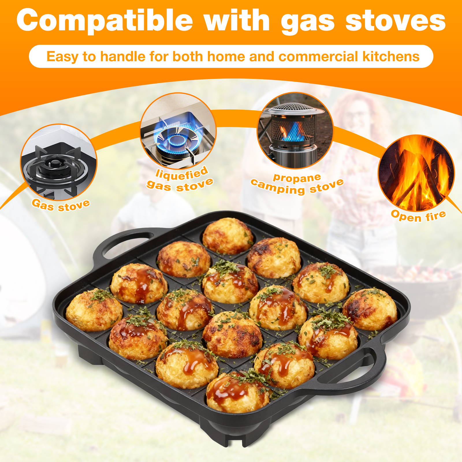 Takoyaki Pan Nonstick Japanese - Takoyaki Grill Plate recension och pris