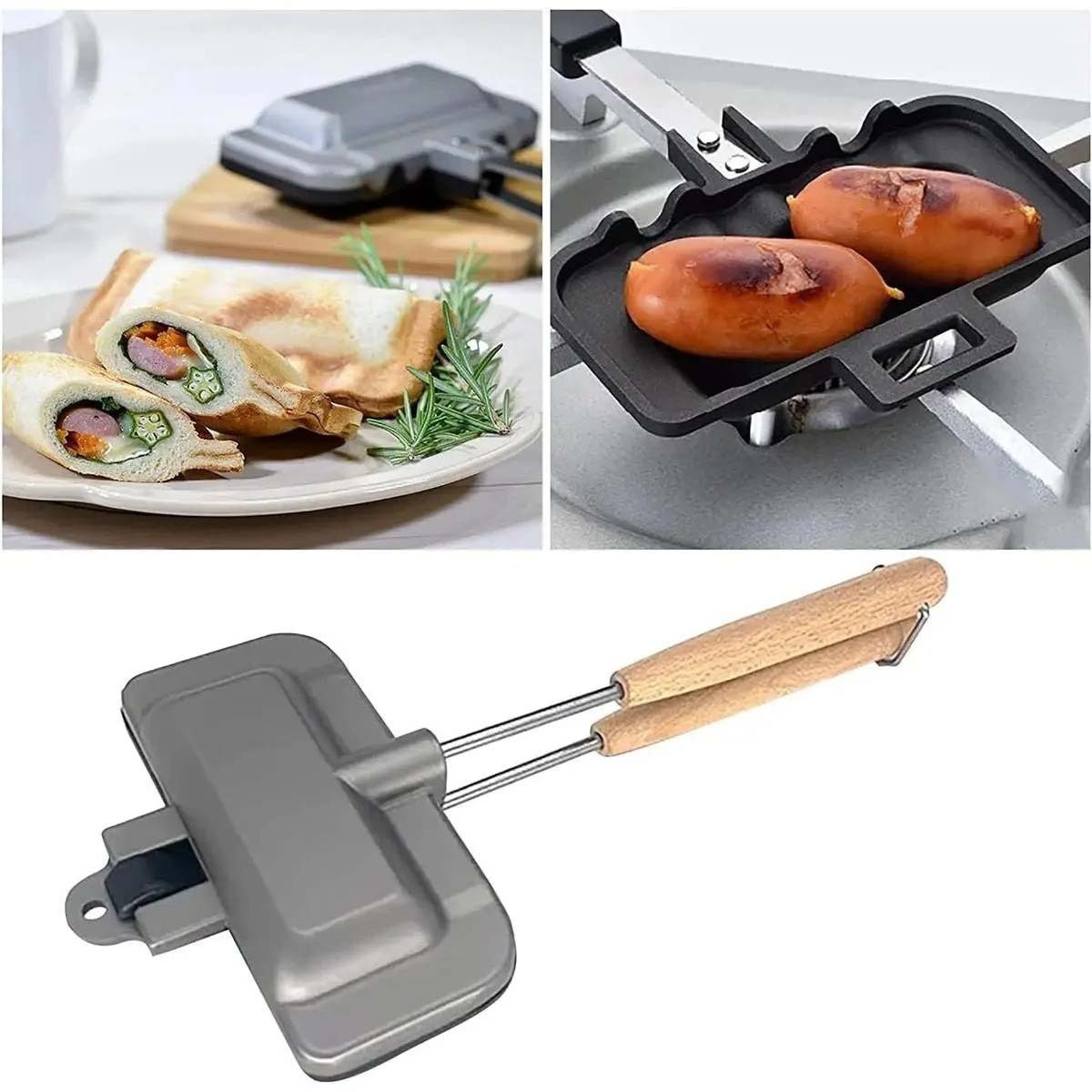 Breakfast Sandwich Maker, 4w1h - Hot Dog Press recension och pris