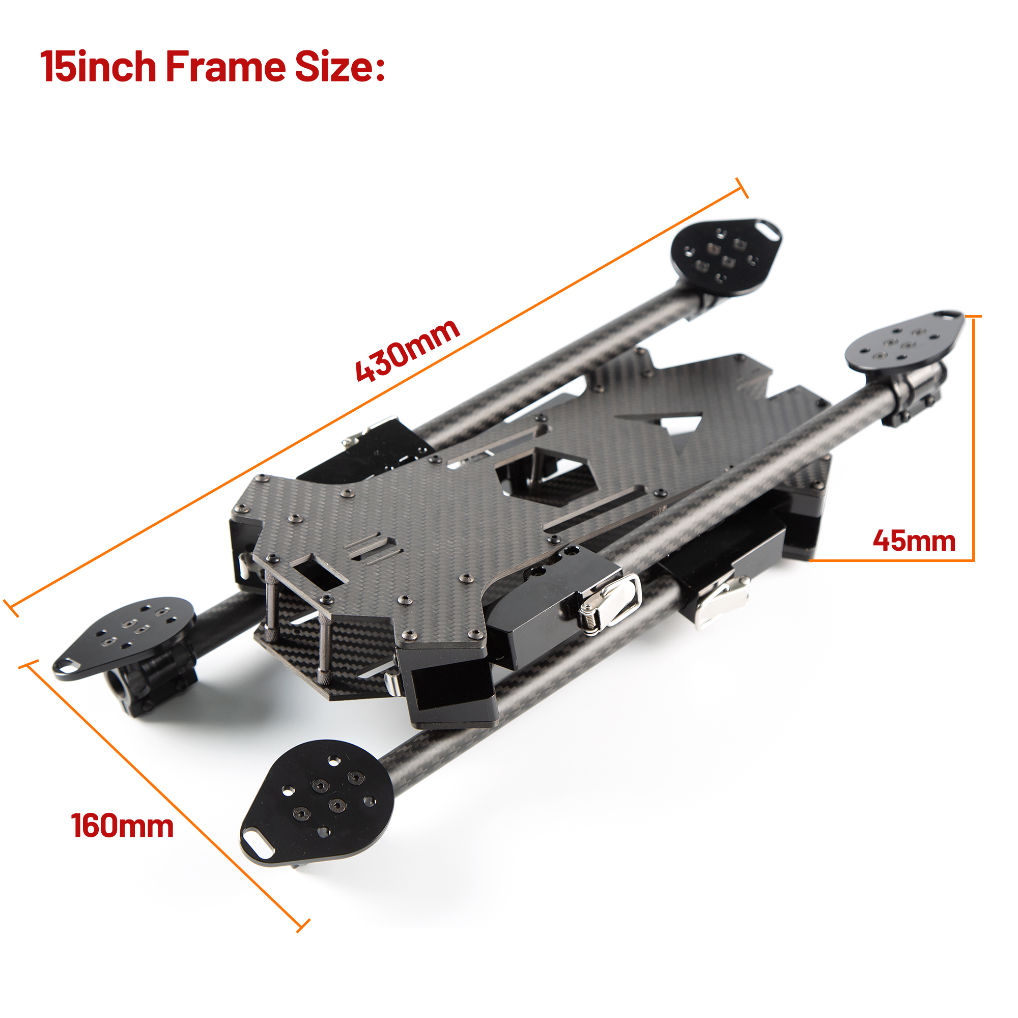 15inch /17inch FPV Carbon Fibe - Crepe Pan Carbon recension och pris