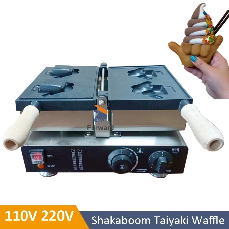 FOR 110V 220V Shaka Boom Taiya - Waffle Cone Maker recension och pris