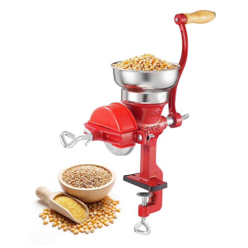 Free Shipping-Manual Grain Mil - Cast Iron Corn recension och pris