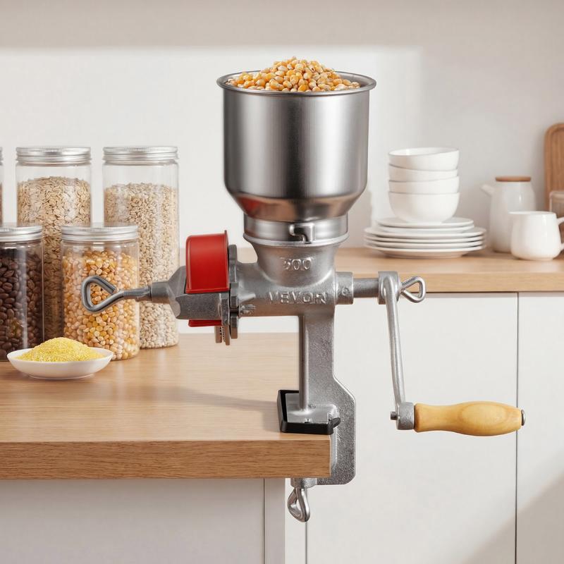 Free Shipping-Manual Grain Mil - Cast Iron Corn recension och pris