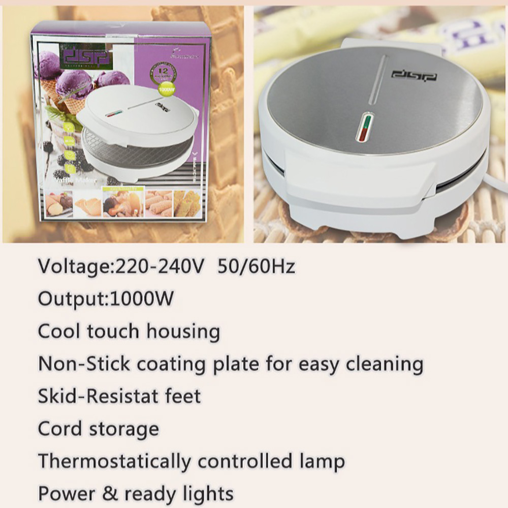 Waffle Cone Make Premium Egg R - Waffle Cone Maker recension och pris