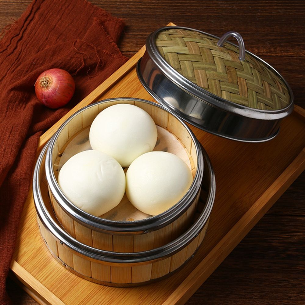 Dim Sum Bao Buns Woven Bamboo  - Bao Steamer Bamboo recension och pris