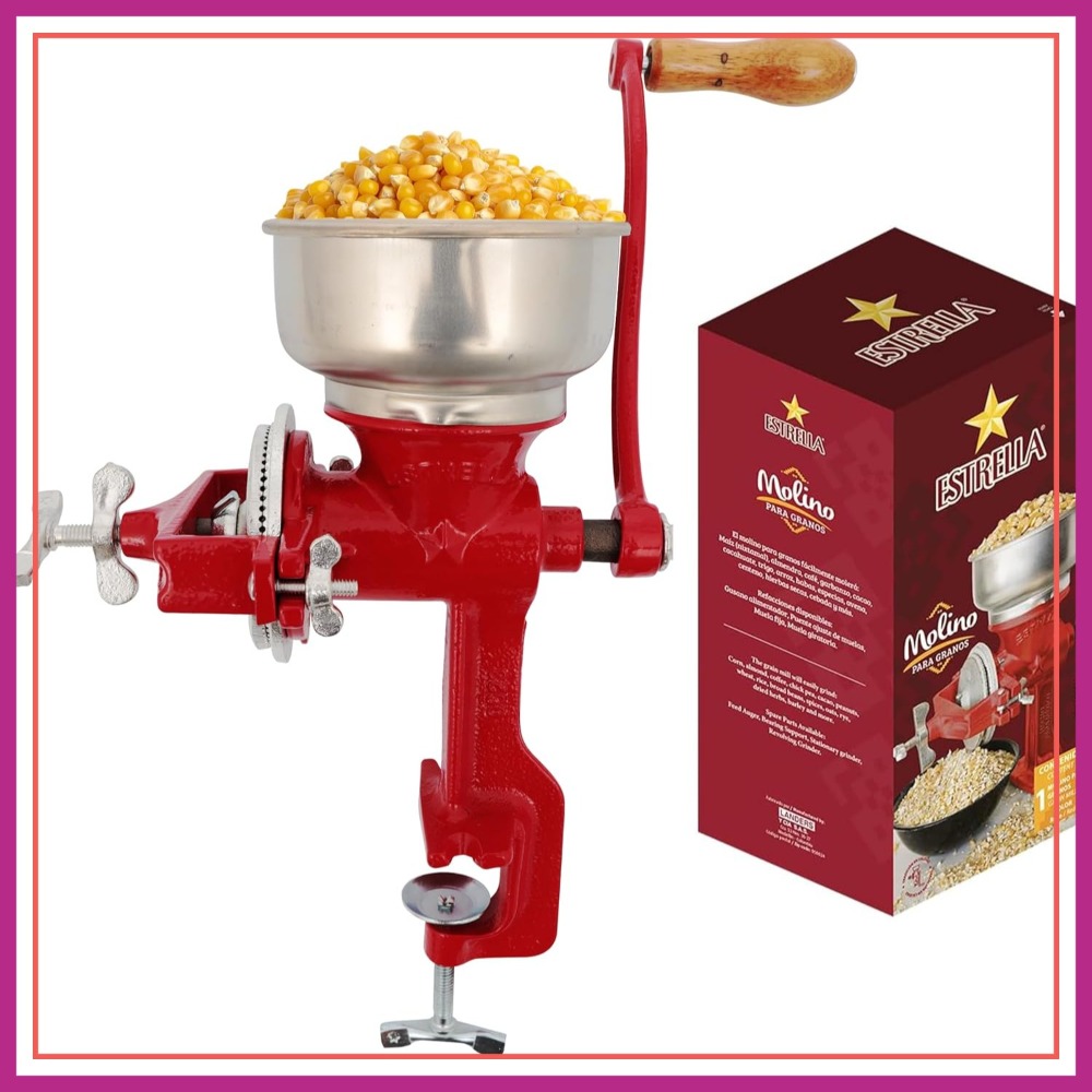 Manual Corn Grain Grinder Cast - Cast Iron Corn recension och pris