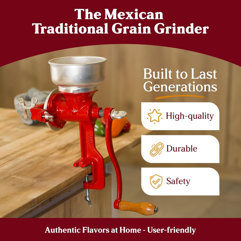 Manual Corn Grain Grinder Cast - Cast Iron Corn recension och pris