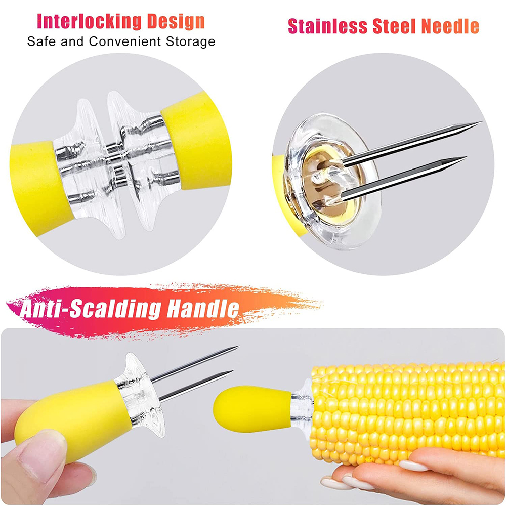 LMETJMA 12pcs/set Corn Holders - Corn Dog Stick recension och pris