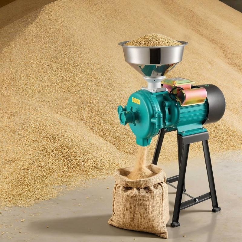 Electric Grain Mill Grinder, 1 - Cast Iron Corn recension och pris
