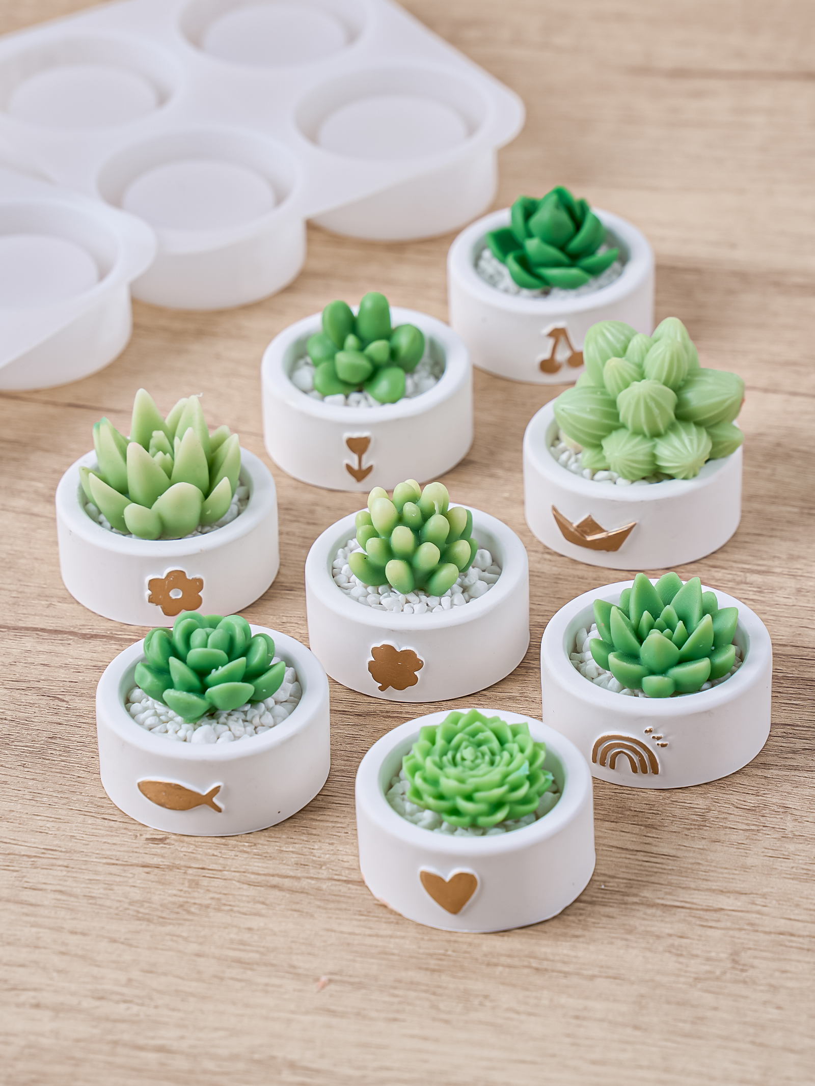 Round Candle Cup Holder Silico - Potsticker Mold recension och pris