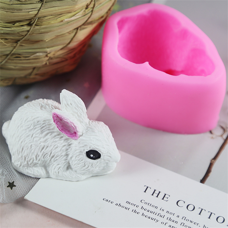 3d Rabbit Silicone Candle Mold - Bunny Cake Mold recension och pris