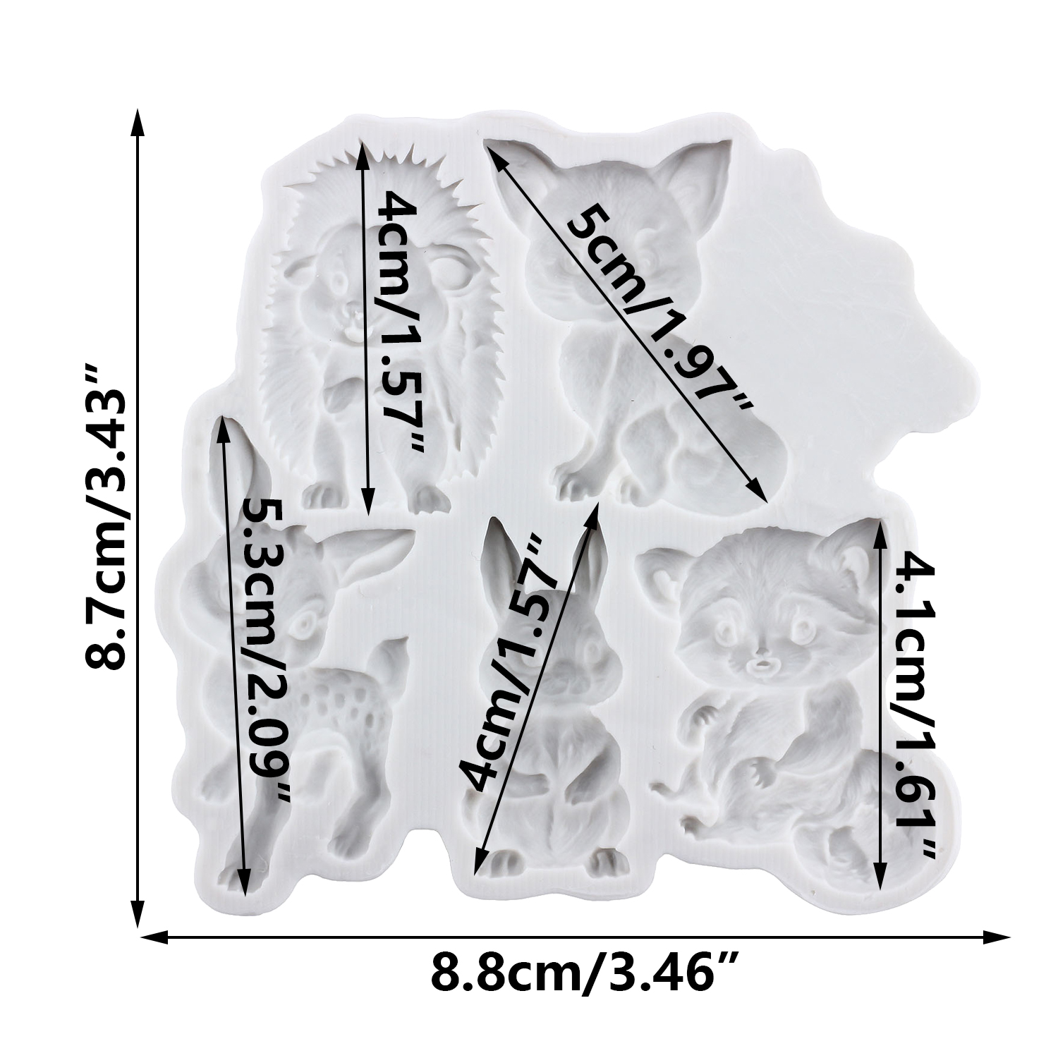 Animal Themed Silicone Molds F - Bunny Cake Mold recension och pris