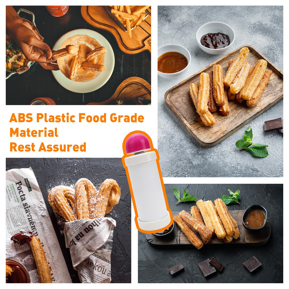 DIY Manual Cookie Press Maker  - Churros Maker Gun recension och pris