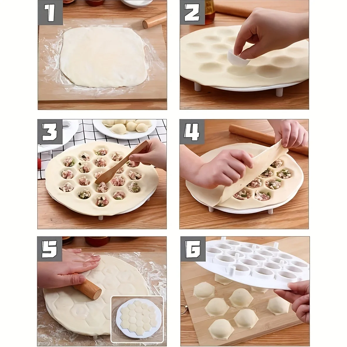1pc-Simple Chinese Dumplings M - Dumpling Press Set recension och pris