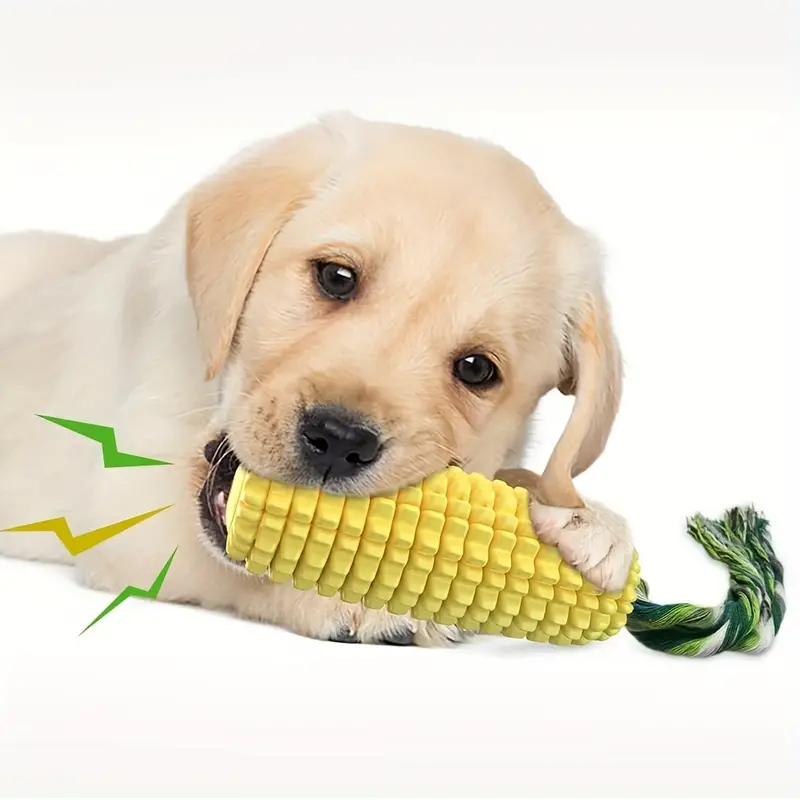 Dog Chew Toys for Aggressive C - Corn Dog Stick recension och pris