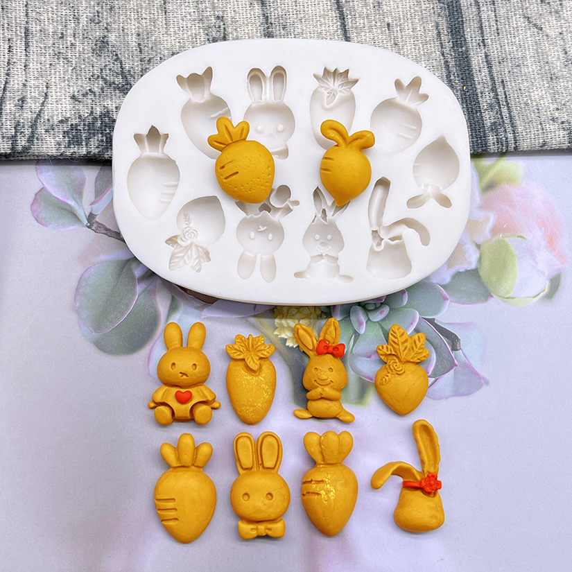 Easter Bunny Rabbit Radish Sil - Bunny Cake Mold recension och pris