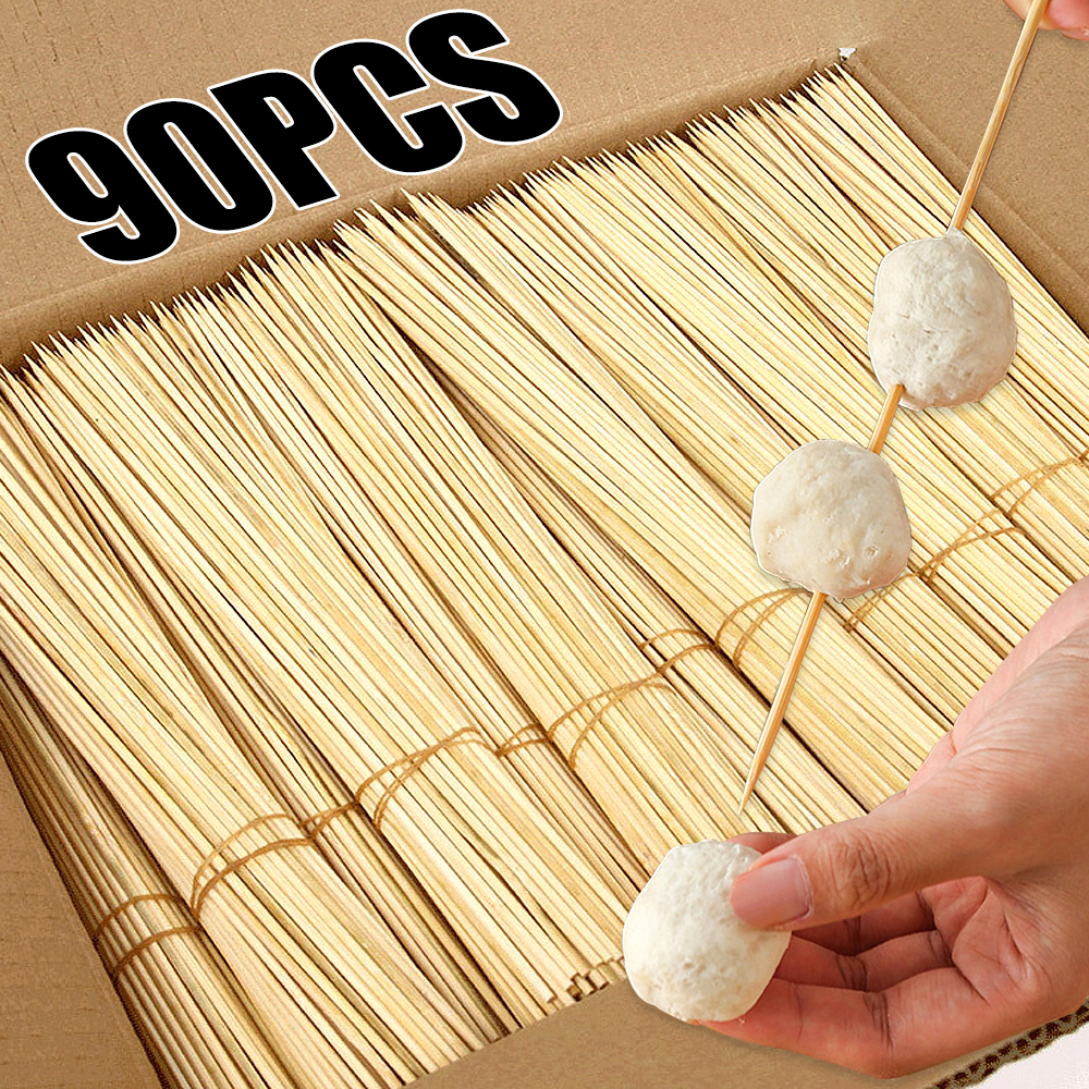 90pcs Bamboo Stick Food Grade  - Corn Dog Stick recension och pris