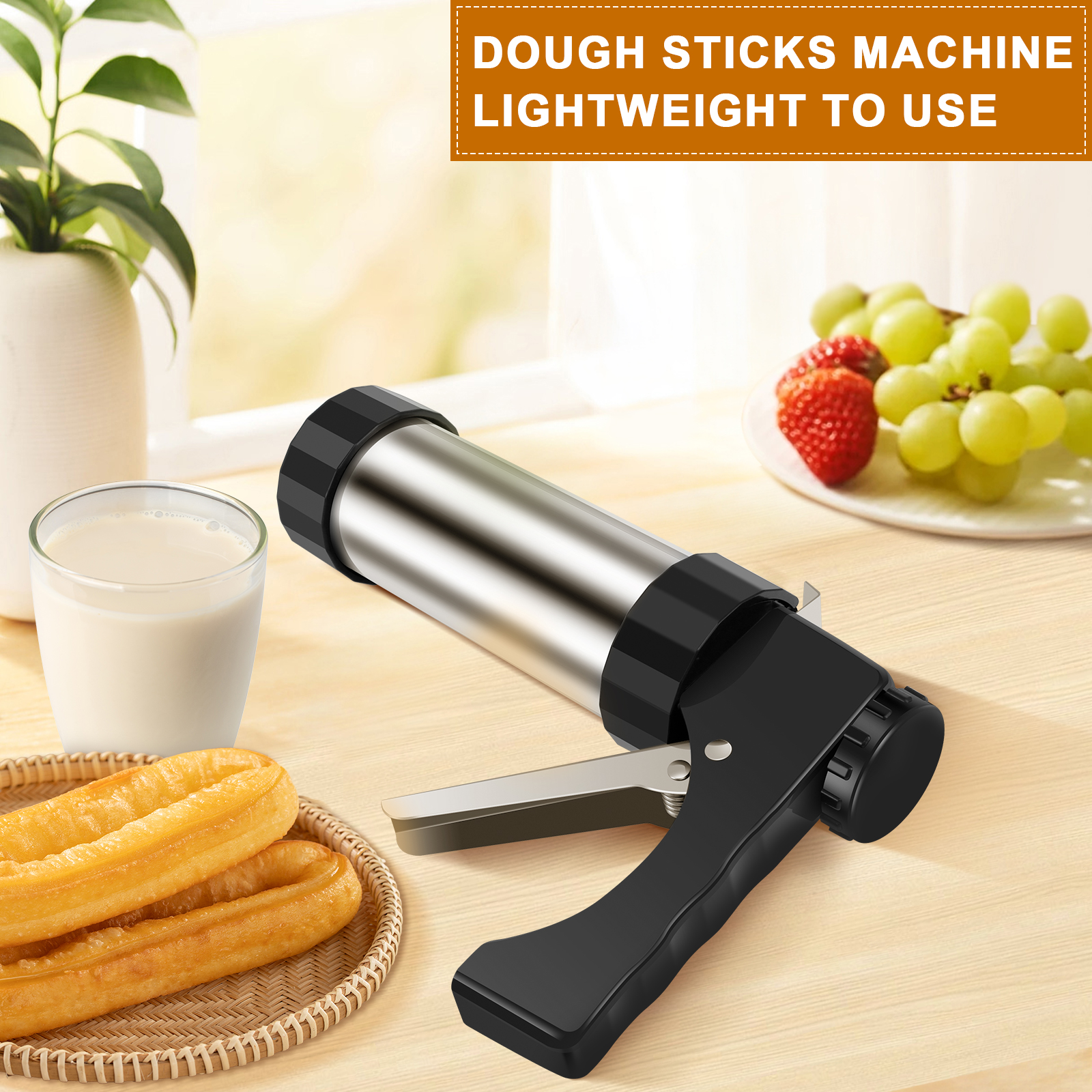 Cookie Press Gun Kit Stainless - Churros Maker Gun recension och pris