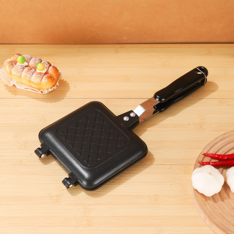 Sandwich Bread Bakeware Double - Egg Waffle Pan recension och pris