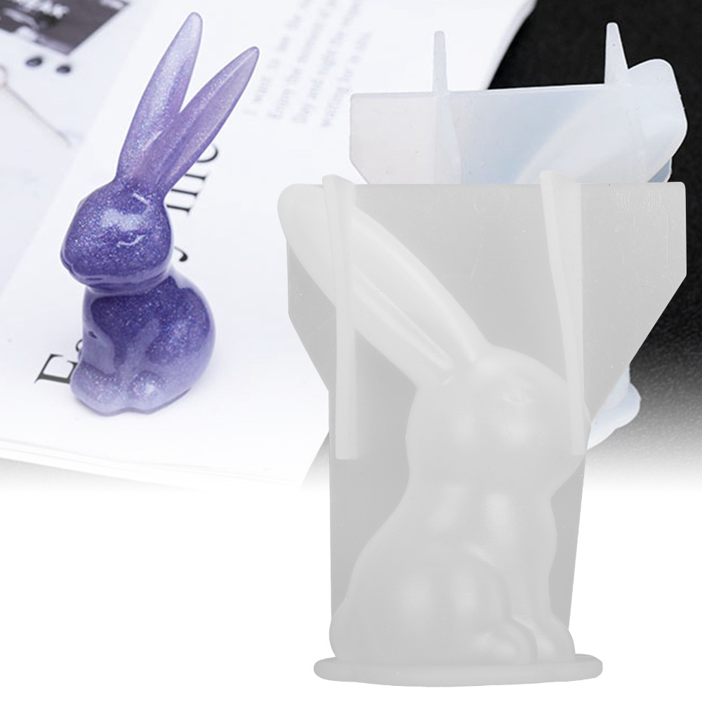 Silicone 3D Rabbits Resin Moul - Bunny Cake Mold recension och pris
