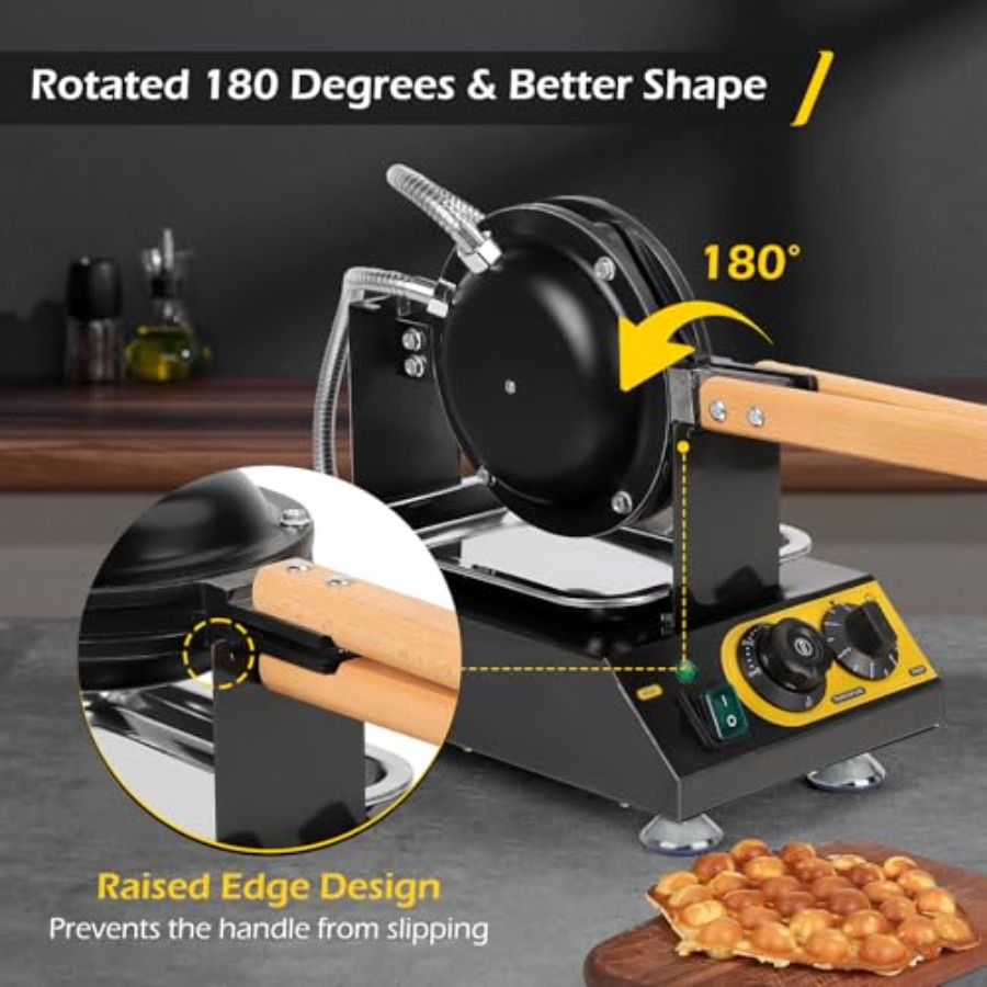 Commercial Bubble Waffle Maker - Waffle Cone Maker recension och pris