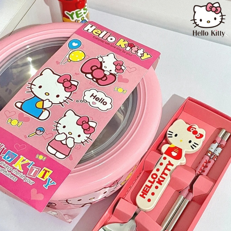 Cute Hello Kitty Stainless Ste - Dim Sum Basket recension och pris