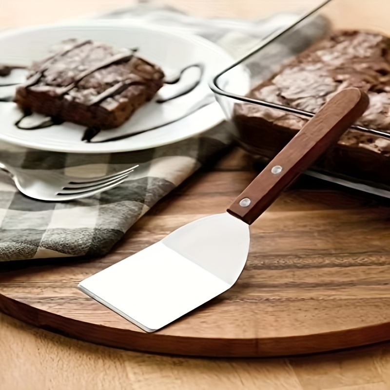 1pc, Brownie Spatula, Metal Br - Okonomiyaki Spatula recension och pris