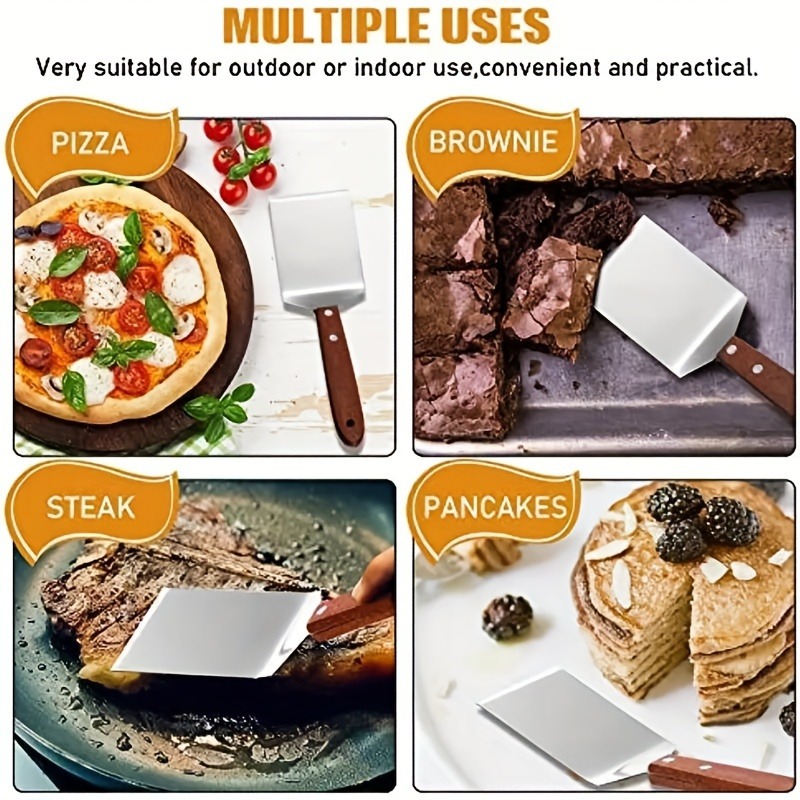 1pc, Brownie Spatula, Metal Br - Okonomiyaki Spatula recension och pris