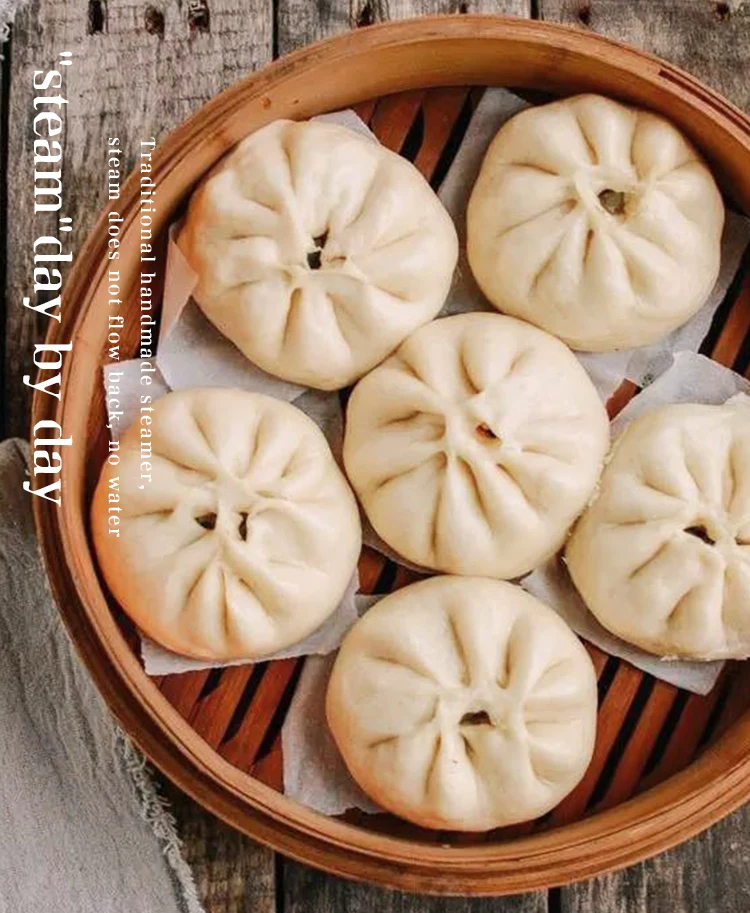Wholesale Custom Bamboo Steame - Dim Sum Basket recension och pris