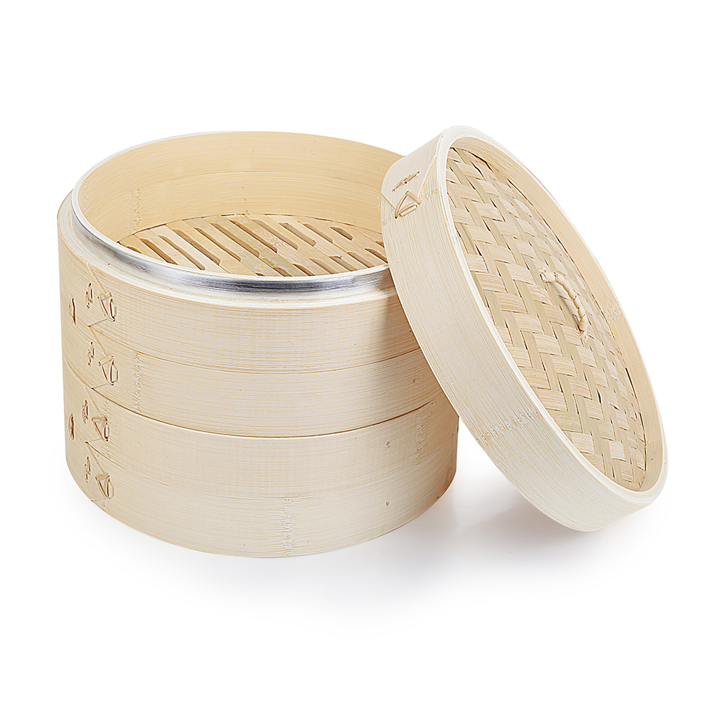 Wholesale Custom Bamboo Steame - Dim Sum Basket recension och pris