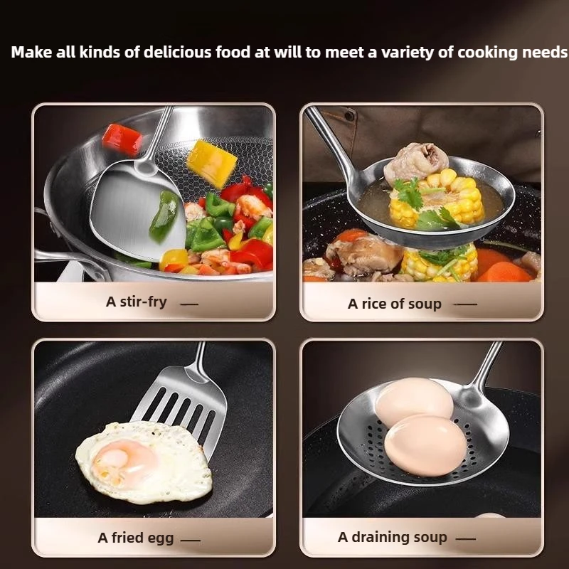 316 Stainless Steel Wok Spatul - Okonomiyaki Spatula recension och pris