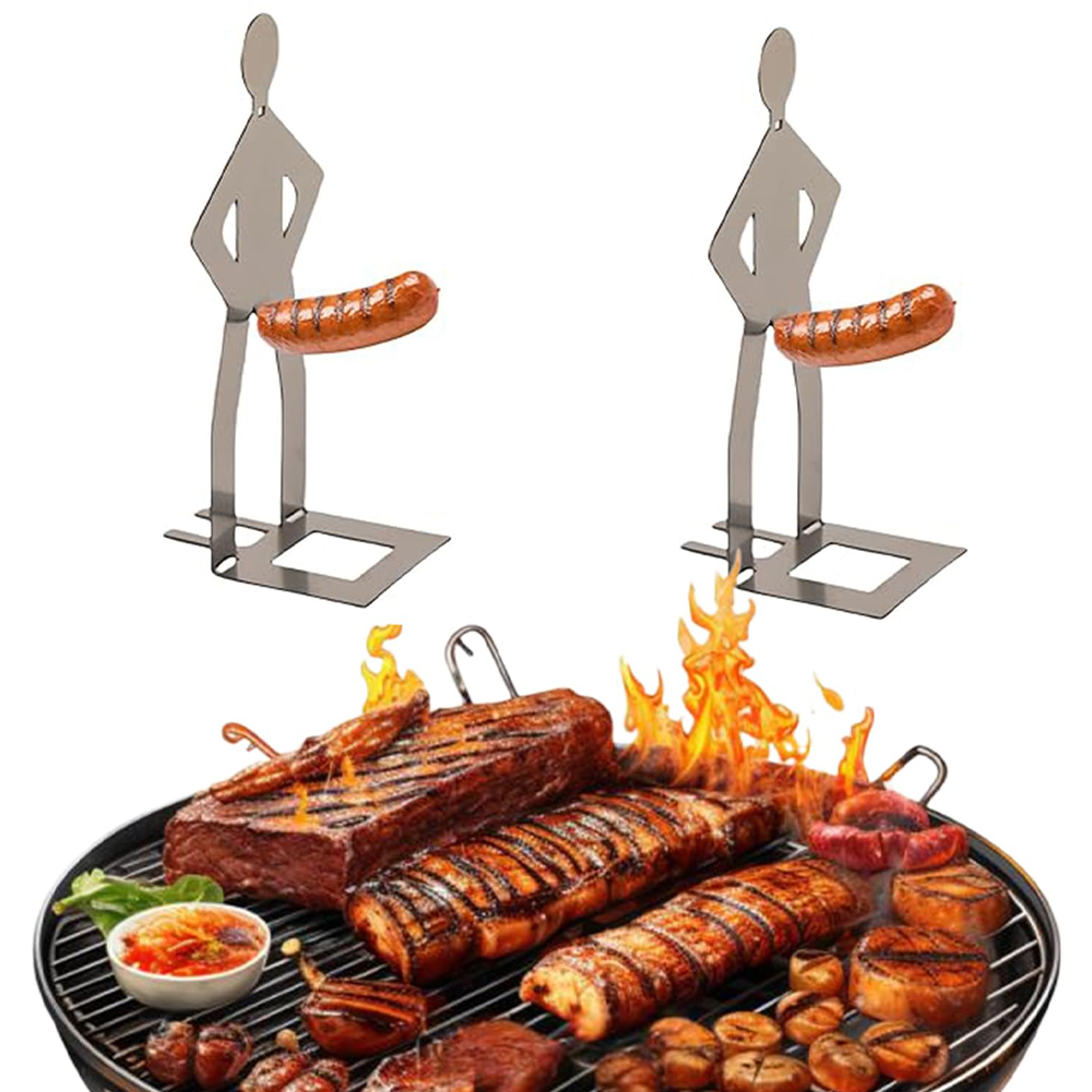 1-5PCS Stainless Steel BBQ Sau - Hot Dog Press recension och pris