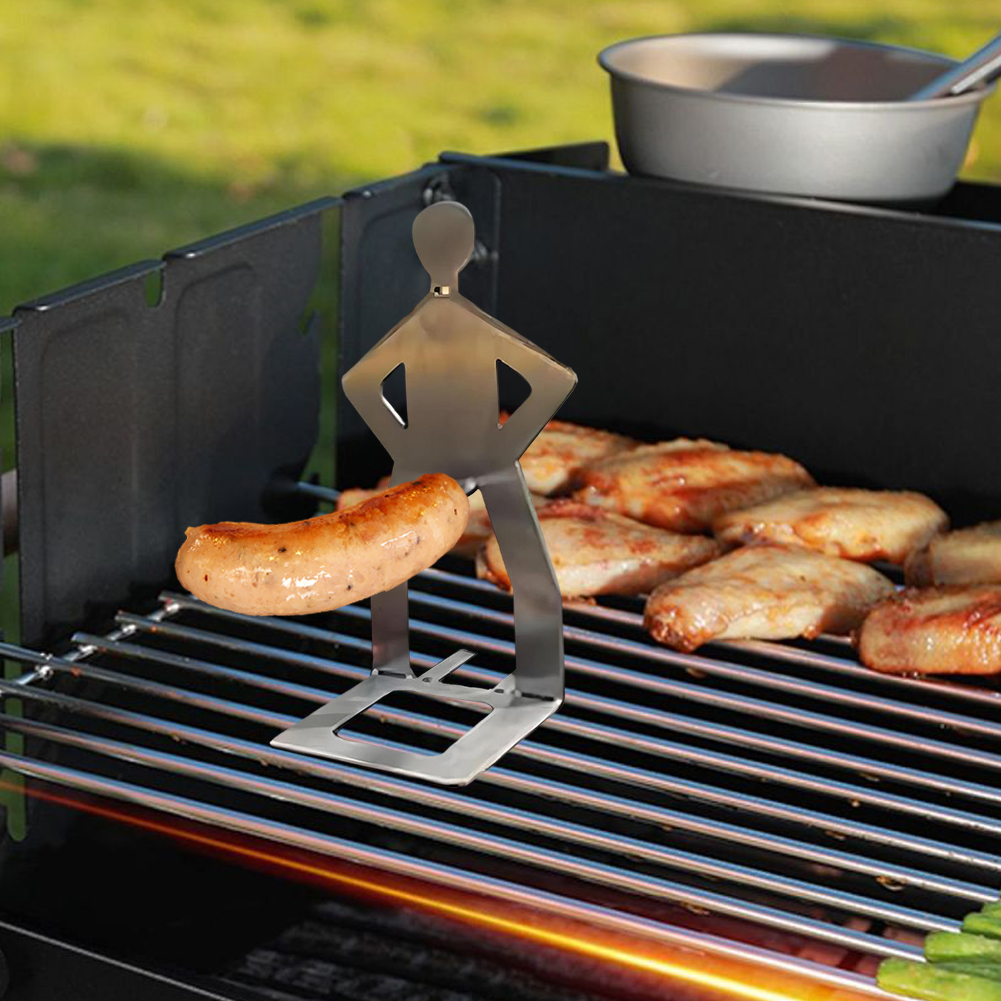 1-5PCS Stainless Steel BBQ Sau - Hot Dog Press recension och pris