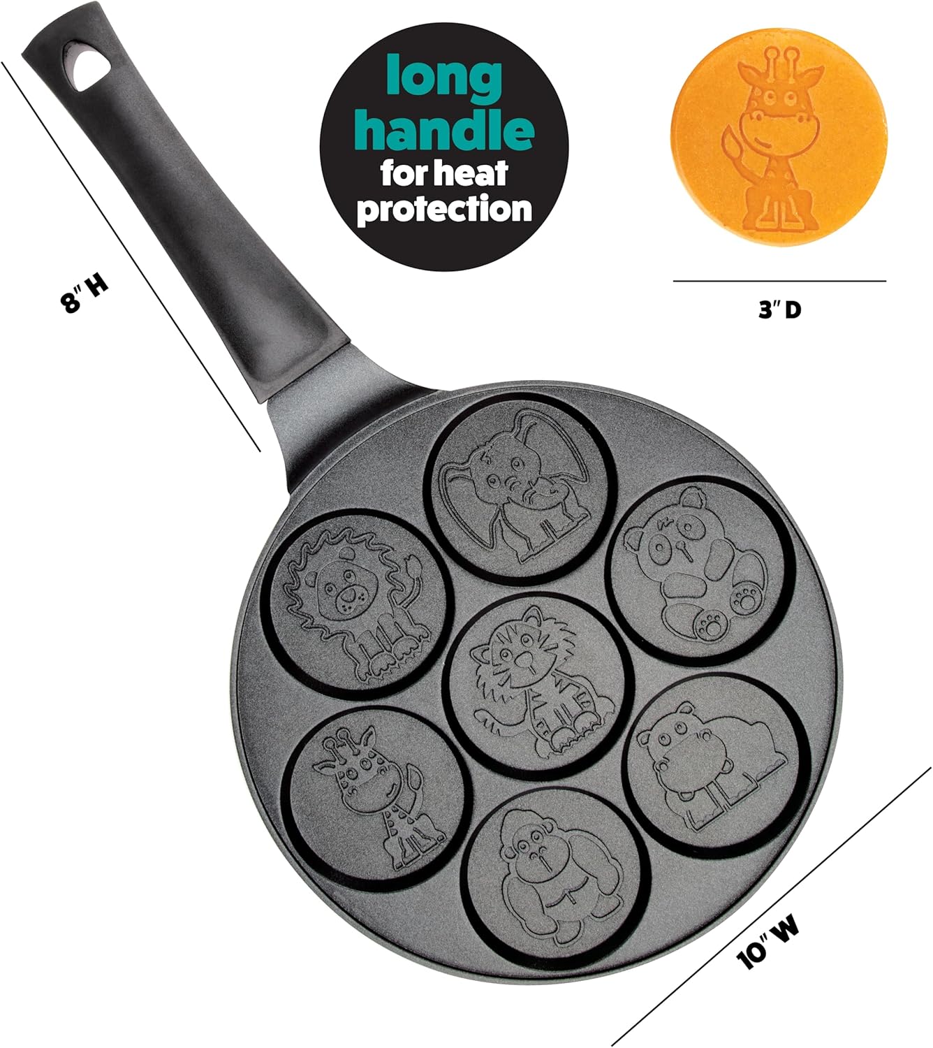 Animal Mini Pancake Pan - Make - Mini Pancake Griddle recension och pris