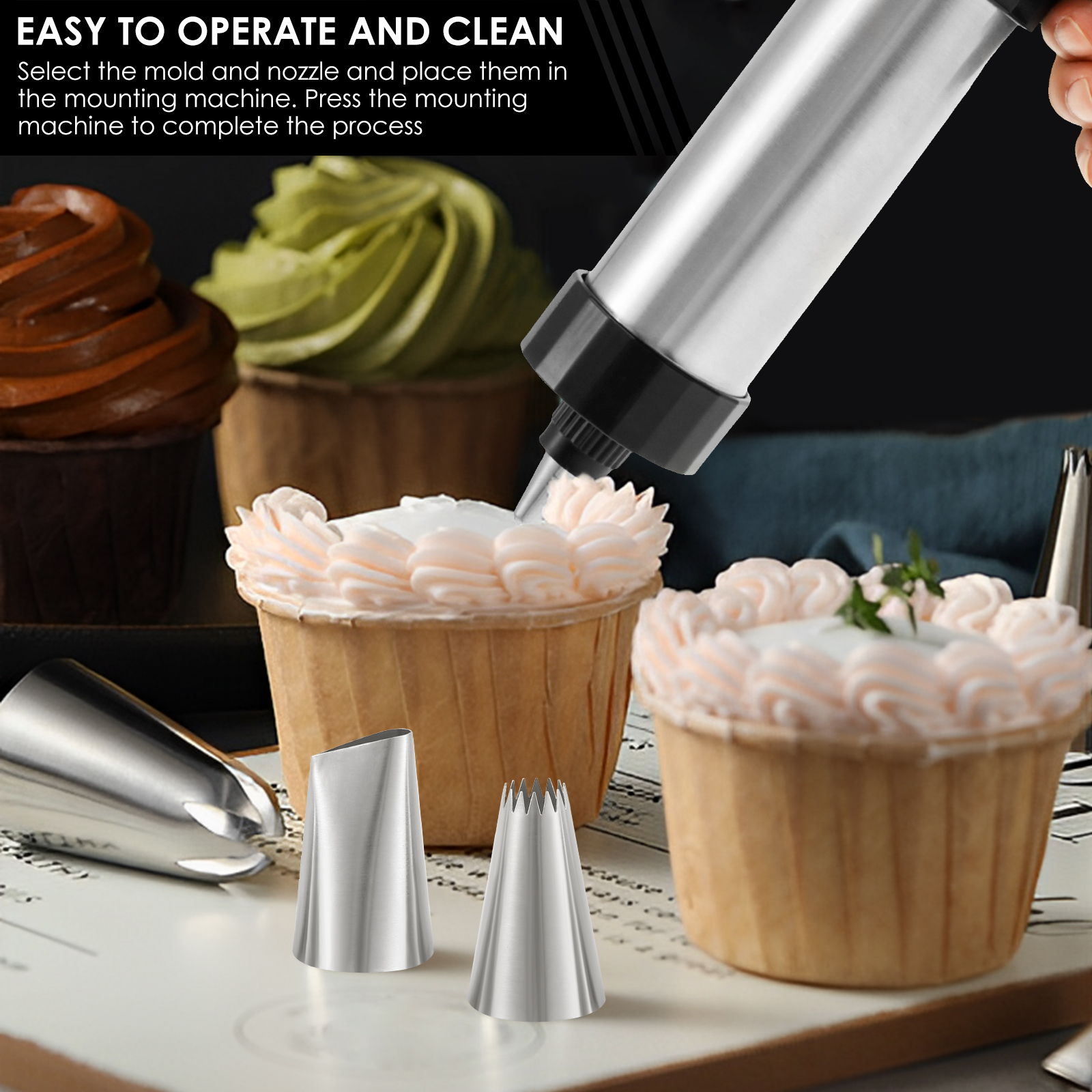Stainless Steel Cookie Gun Chu - Churros Maker Gun recension och pris