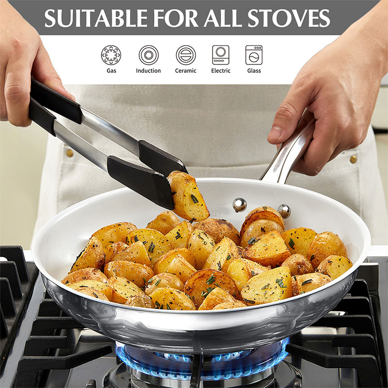 Premium Stainless Steel Frying - Egg Waffle Pan recension och pris